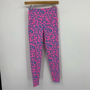 Goldsheep Pink Leopard Leggings Small